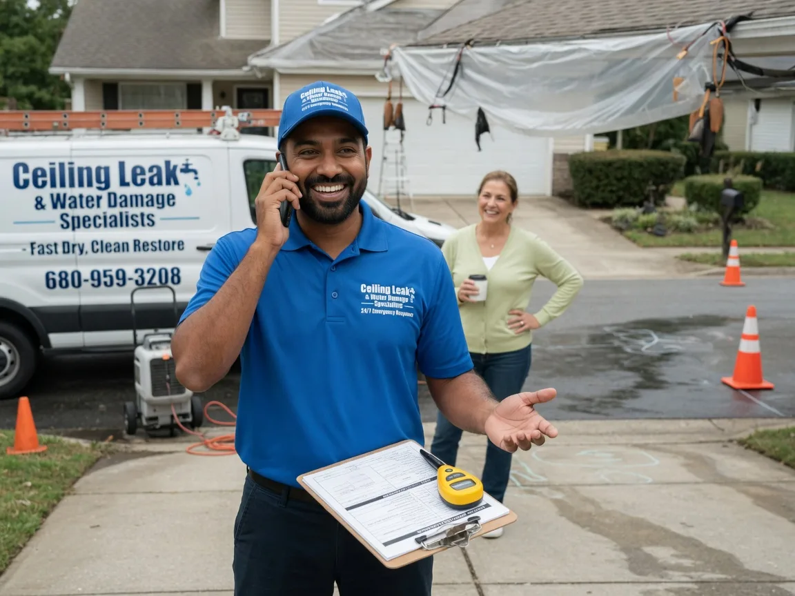 Ceiling Leak Cleanup Dahlgren, IL FAQs